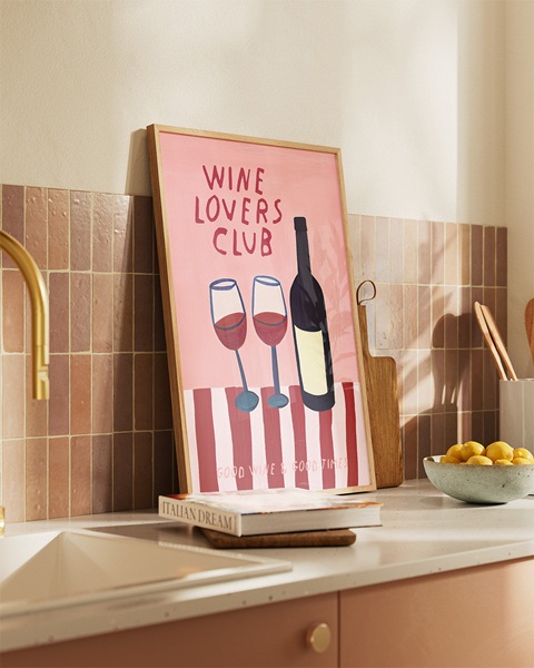 Elevate Your Kitchen or Home Bar with the Right Print